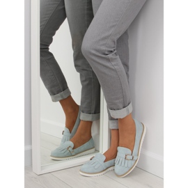 Dámské modré mokasíny 7210 Blue modrý 2