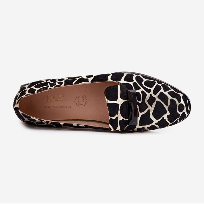 S.Barski Dámské semišové boty s ozdobou LZ51-505 Black and Gold černá 2