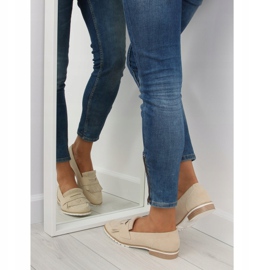 Dámské béžové mokasíny 1174 Béžové béžový 2