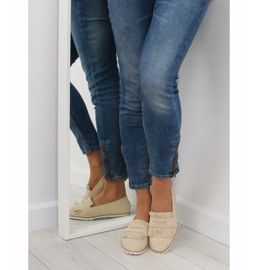 Dámské béžové mokasíny 1174 Béžové béžový 1