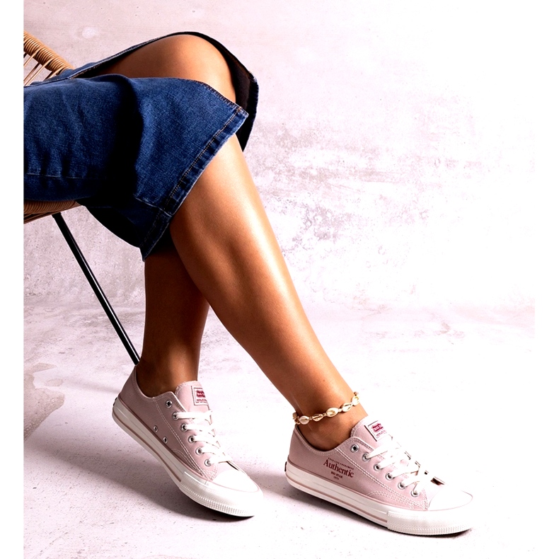 Dámské tenisky Big Star NN274239 Růžové růžový 2