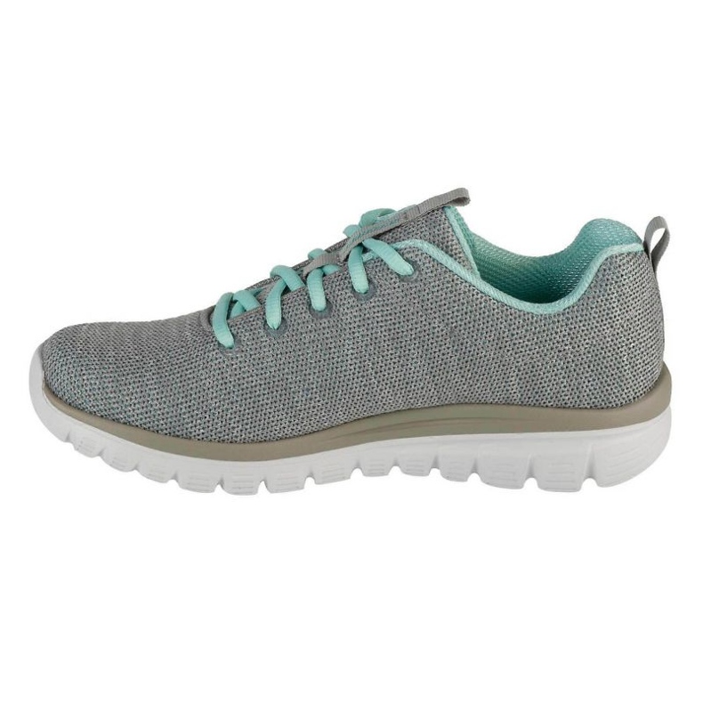 Skechers Twisted Fortune Shoes 12614-Gymn šedá 1