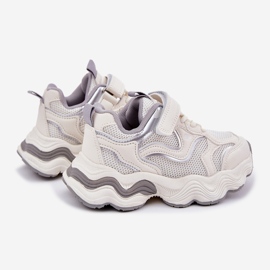 Inna Dětské tenisky na silné bílé podrážce bílý 2 Inna Dětské tenisky na silné bílé podrážce bílý 2