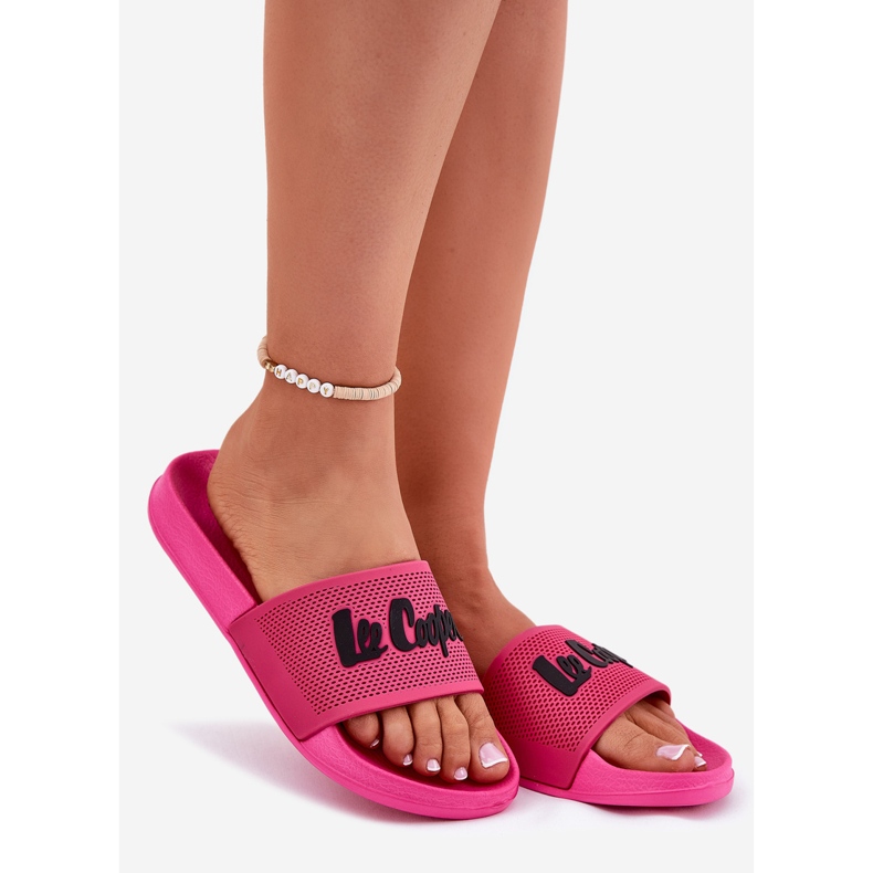 Dámské pantofle Lee Cooper LCW-25-07-3521L FUKSJA růžový 1