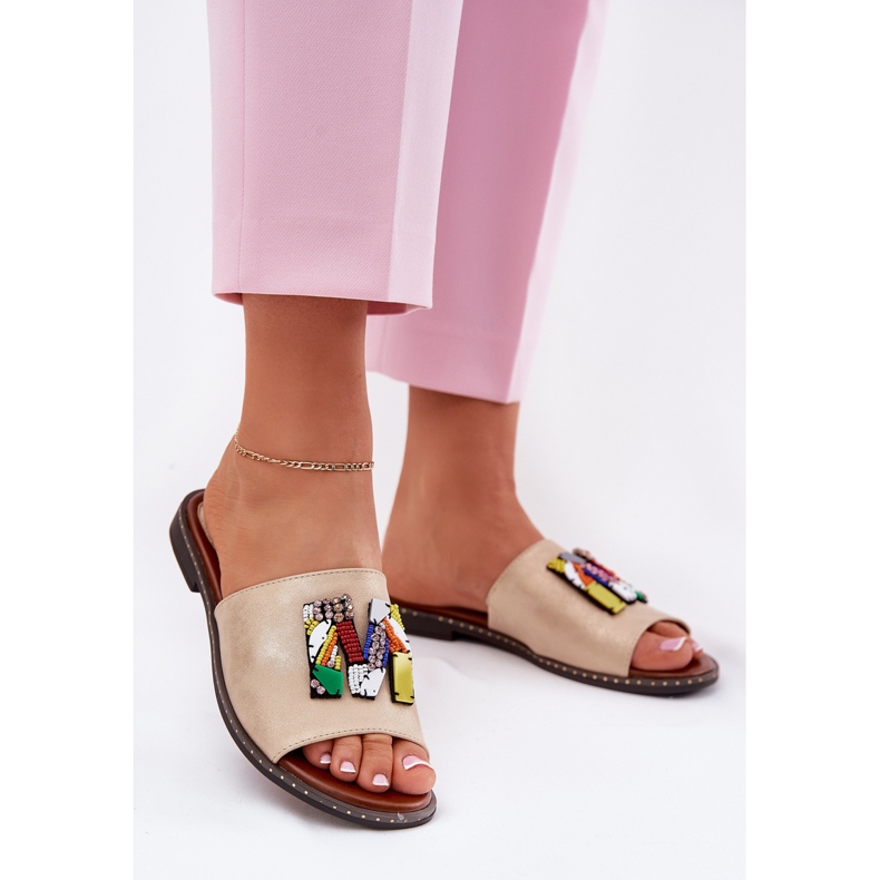 Jezzi Flip Flip Flip Flip Flip Flip Flip Flops se zlatým ozdobou 2