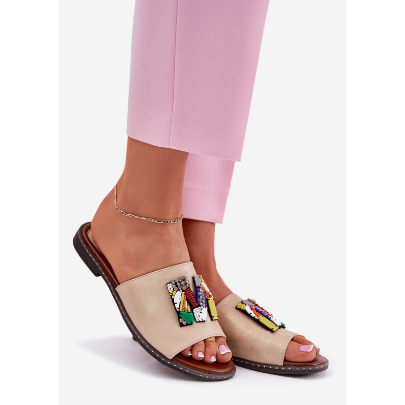 Jezzi Flip Flip Flip Flip Flip Flip Flip Flops se zlatým ozdobou 1