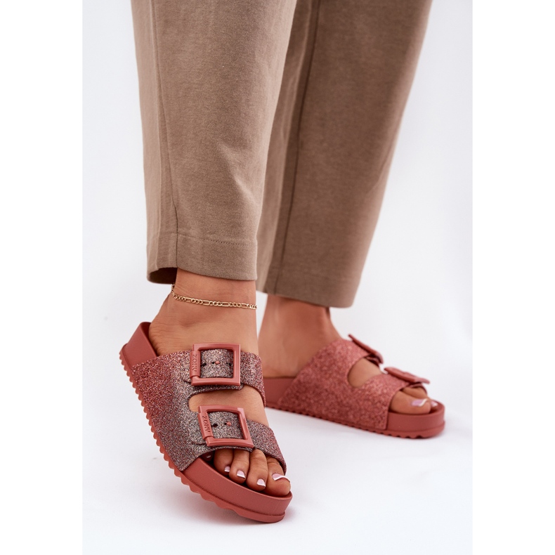 Voňavé ženské žabky s třpytky a spony Zaxy RR285025 Špinavé růžové růžový 2 Voňavé ženské žabky s třpytky a spony Zaxy RR285025 Špinavé růžové růžový 2