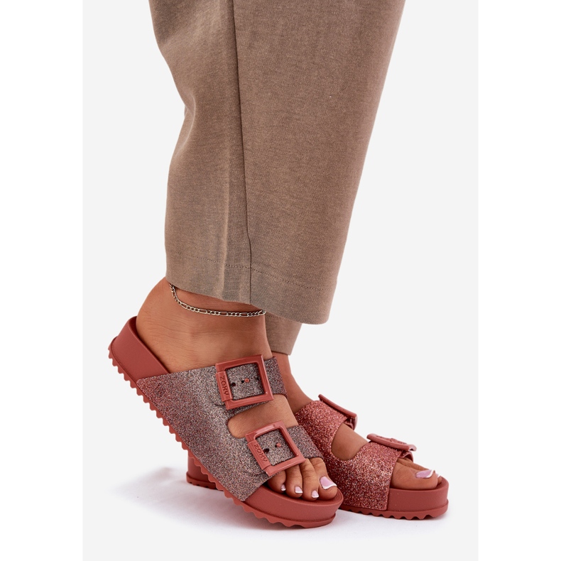 Voňavé ženské žabky s třpytky a spony Zaxy RR285025 Špinavé růžové růžový 1 Voňavé ženské žabky s třpytky a spony Zaxy RR285025 Špinavé růžové růžový 1