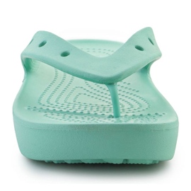 Flip-Flops Crocs Classic Platfrom Flip Oxygen 207714-3UG zelený 1