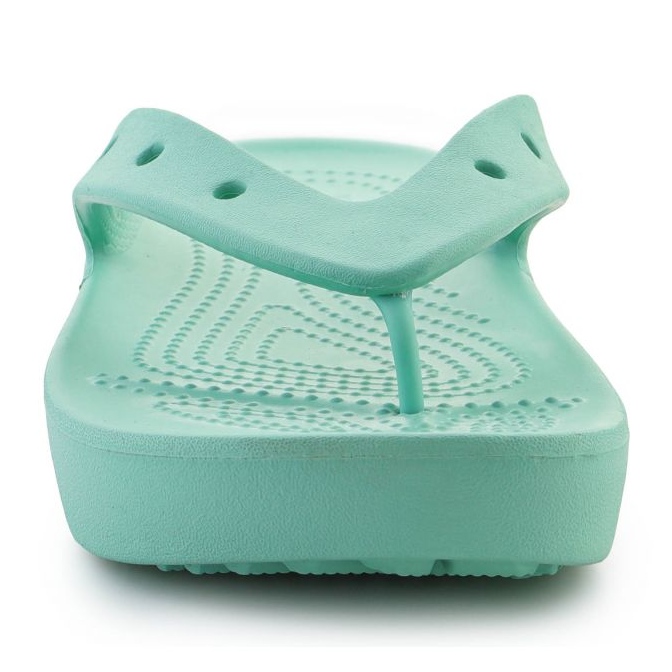 Flip-Flops Crocs Classic Platfrom Flip Oxygen 207714-3UG zelený 1