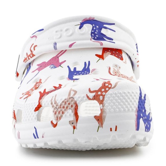 Crocs Classic Character Print Clog 209695-9CD žabky bílý 1