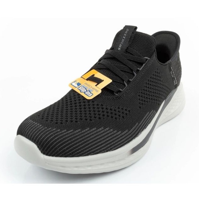 SKECHERS SLADE SLIK -INS 210810/BLK SOOT černý 1