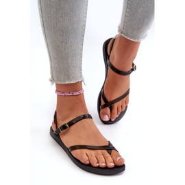 Ipanema Fashion Sand Viii Fem 82842 21112 žabky, černé černá 2