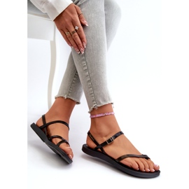 Ipanema Fashion Sand Viii Fem 82842 21112 žabky, černé černý 4