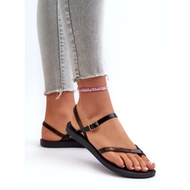 Ipanema Fashion Sand Viii Fem 82842 21112 žabky, černé černá 3