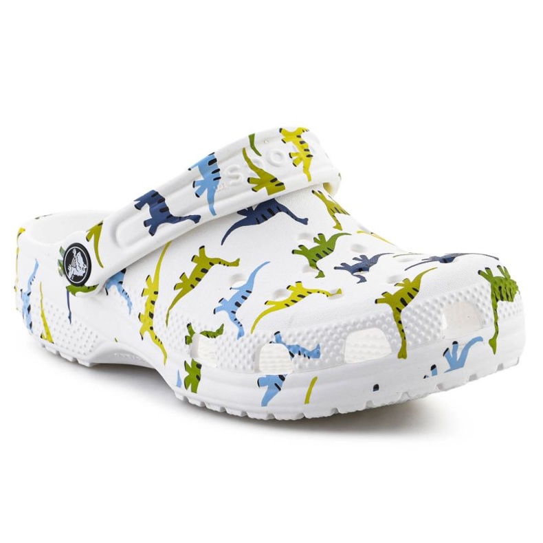 Dětské ucpávky Crocs Classic Character Print Clog 209695-9dh White bílý 2