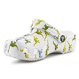 Dětské ucpávky Crocs Classic Character Print Clog 209695-9dh White bílý 4