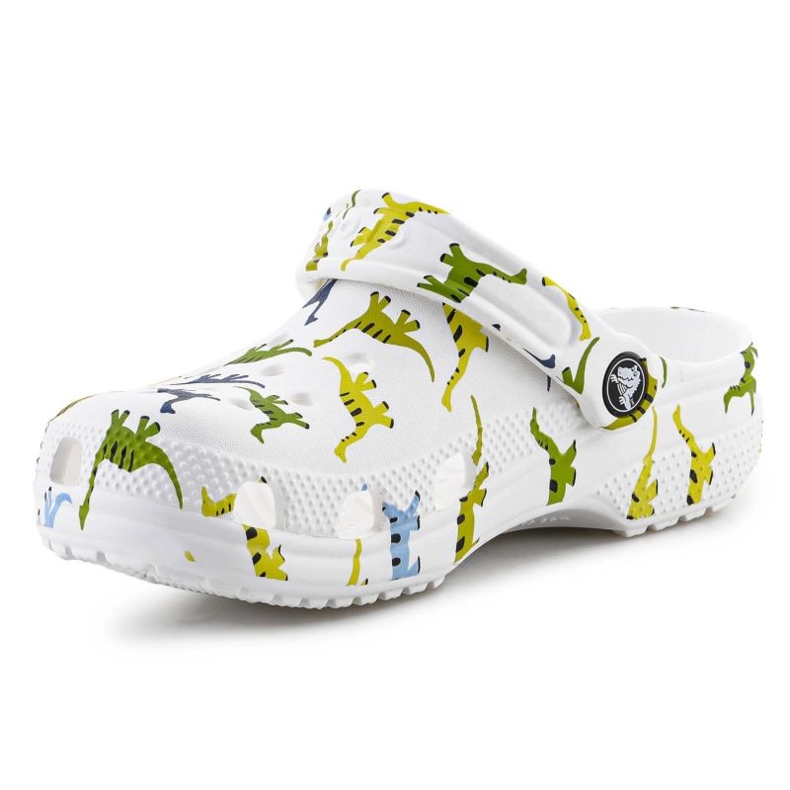 Dětské ucpávky Crocs Classic Character Print Clog 209695-9dh White bílý 4