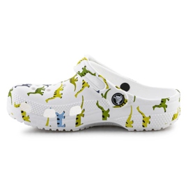 Dětské ucpávky Crocs Classic Character Print Clog 209695-9dh White bílý 6