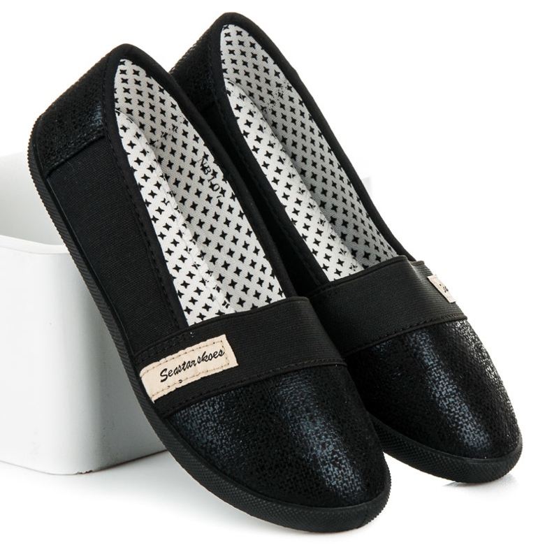 Seastar Sportovní baleríny černá 1