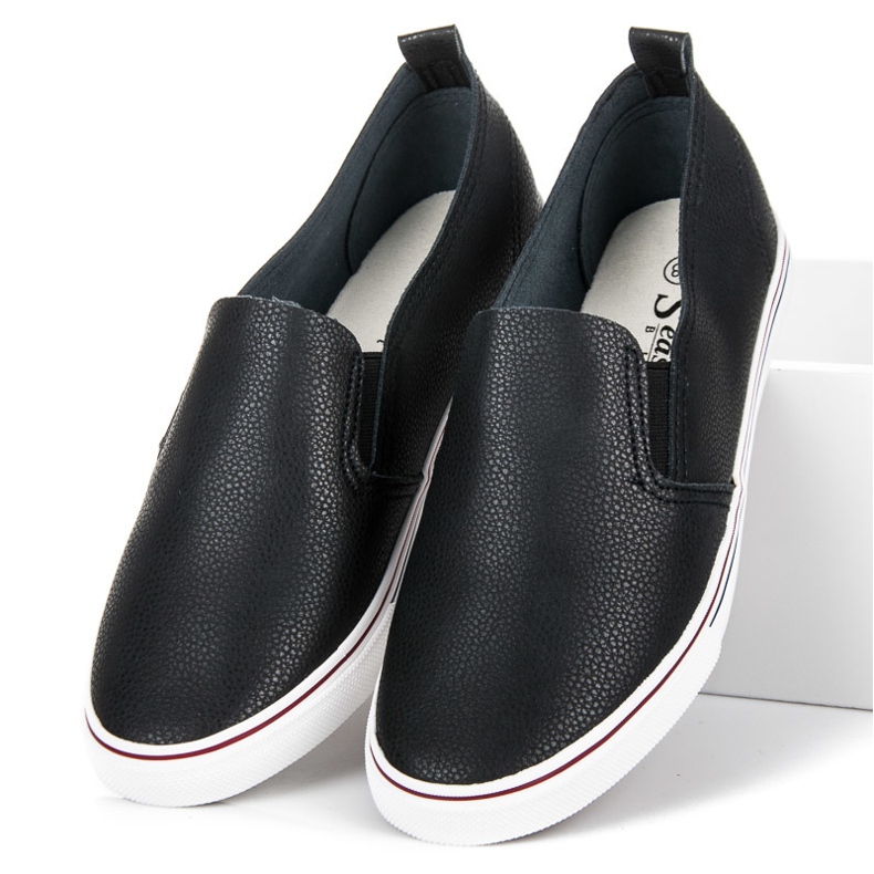 Seastar Slipony tenisky černý 2