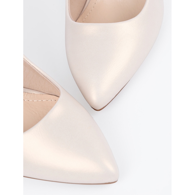 Sergio Leone Klasická lehká béžová čerpadla béžový 1