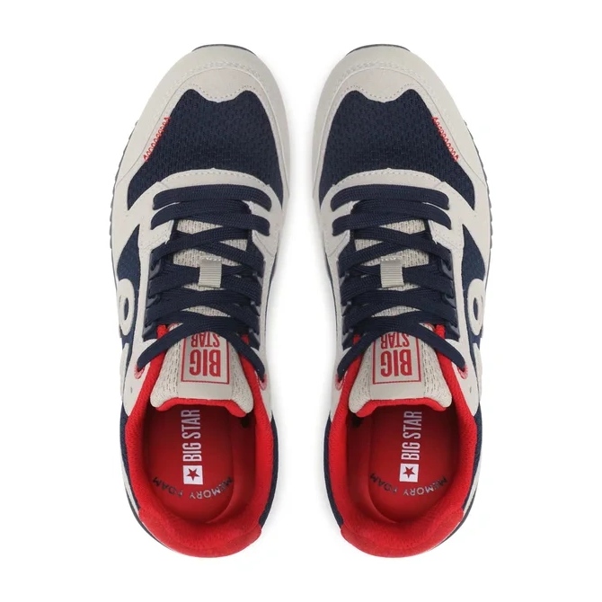 Pánské sportovní boty paměť pěna Big Star LL174256 BEIGE béžový 2