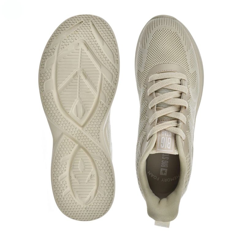 Big Star Pánské boty sportovní boty Velká hvězda NN174136 BEIGE béžový 1