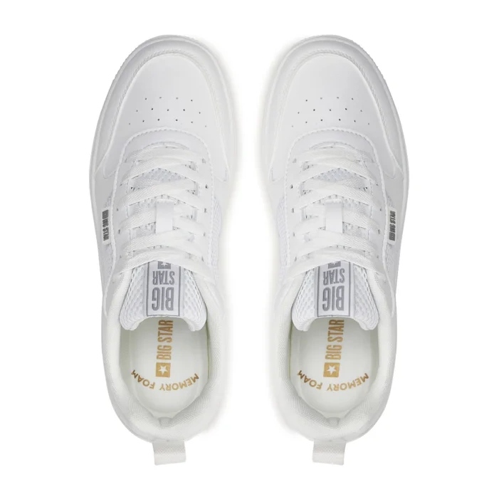 Big Star Pánské sportovní boty paměť pěna velká hvězda NN174140 bílá bílý 2