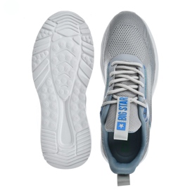 Big Star Pánské boty sportovní boty velká hvězda NN174372 šedá 1