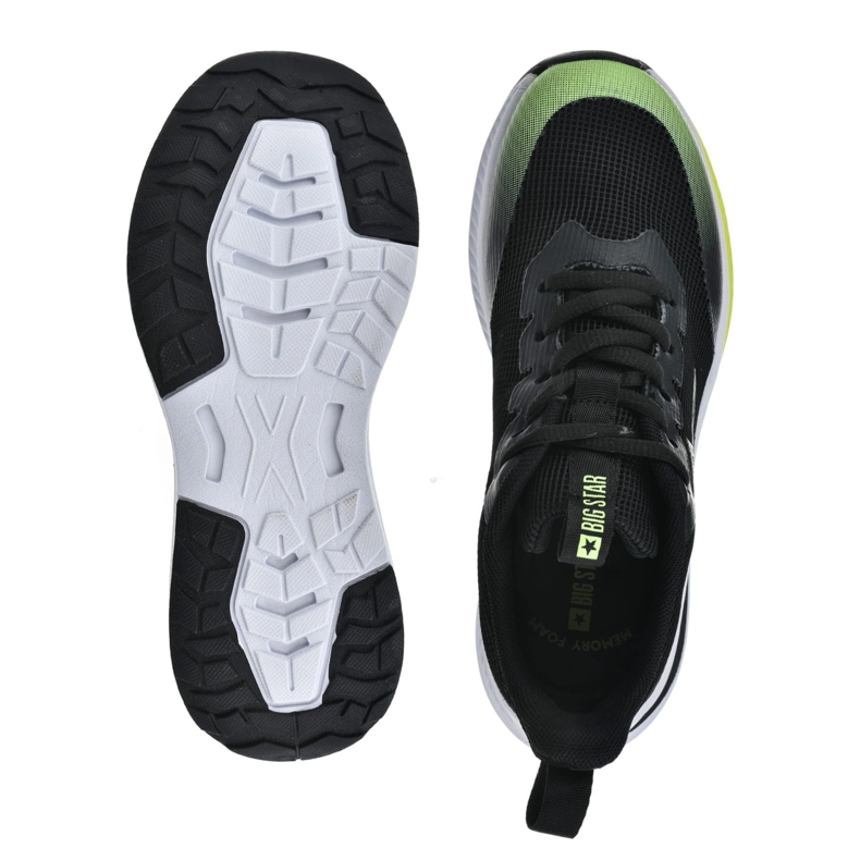 Big Star Sneakers Dámské boty paměť pěna velká hvězda NN274300 Black 1