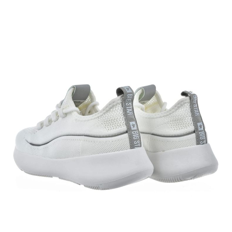 Big Star Sneakers Dámské boty Velká hvězda NN274662 WHITE bílý 2