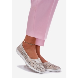 EVento Podscrew Openwork Dámské zlatostové boty šedá 1