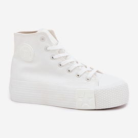 Dámské tenisky na platformě Big Star RR274743 WHITE bílý 4