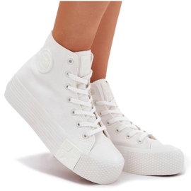 Dámské tenisky na platformě Big Star RR274743 WHITE bílý 7