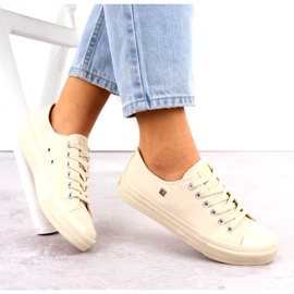 Klasické dámské tenisky Big Star NN274286 Béžová béžový 2