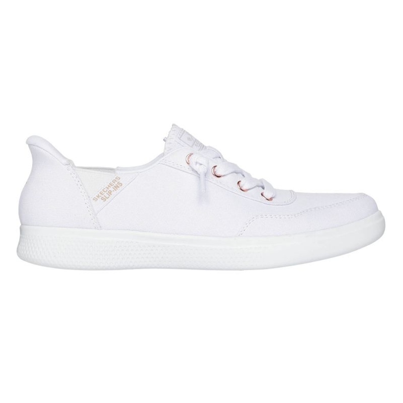 Skechers Slip Inss Skip Cute - B Cute Sweet 114815 - WHT boty bílý 1 Skechers Slip Inss Skip Cute - B Cute Sweet 114815 - WHT boty bílý 1