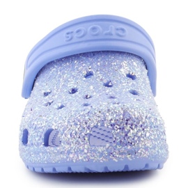 Crocs Classic Glitter Clog T 206992-5Q6 Claps modrý 1 Crocs Classic Glitter Clog T 206992-5Q6 Claps modrý 1