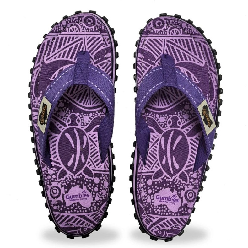 Japonský gumbies Islander Flip-Flops Unisex Purple Signature GU-FFISL151 fialový 1