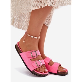 Inna Dámské žabky s neonovými svorkami růžové růžový 1 Inna Dámské žabky s neonovými svorkami růžové růžový 1