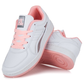 Rapter Bílé sportovní boty bílý růžový 3