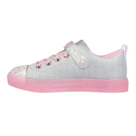 Skechers S Lights Twinke Sparks Heather Magic 314703L-Gypk Shoes stříbro 1