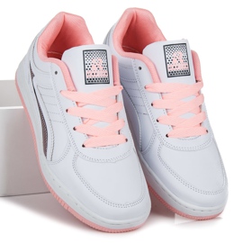 Rapter Bílé sportovní boty bílý růžový 4