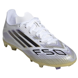 Adidas F50 League FG/MG JH7745 Fotbalové boty bílý 1