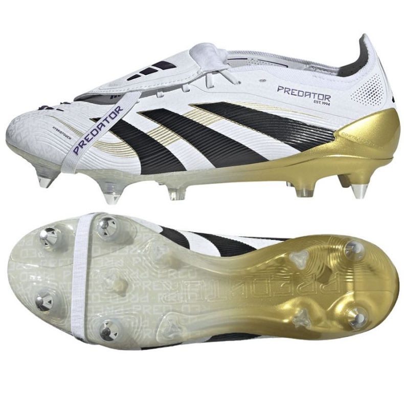 Adidas Predator Elite Ft SG Jr4529 Fotbalové boty bílý 1
