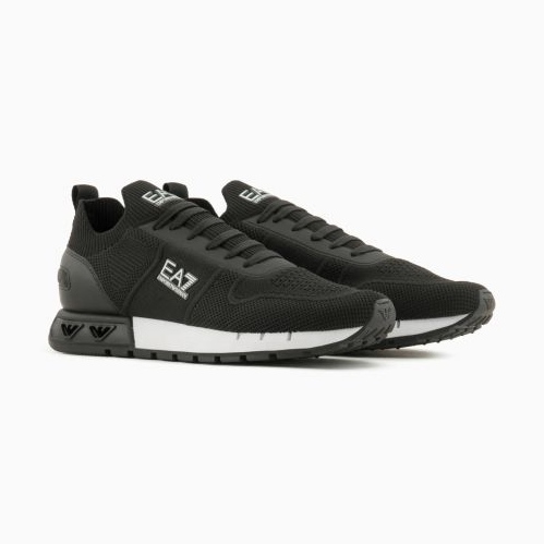 EA7 EMPORIO ARMANI LETACY Pletení tenisky x8x171-XK373-N181 černý 1