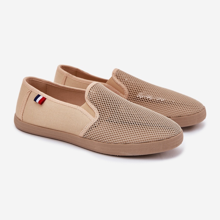 EVento Pánské otevřené tenisky Síťové tenisky béžové tenisky béžový 1