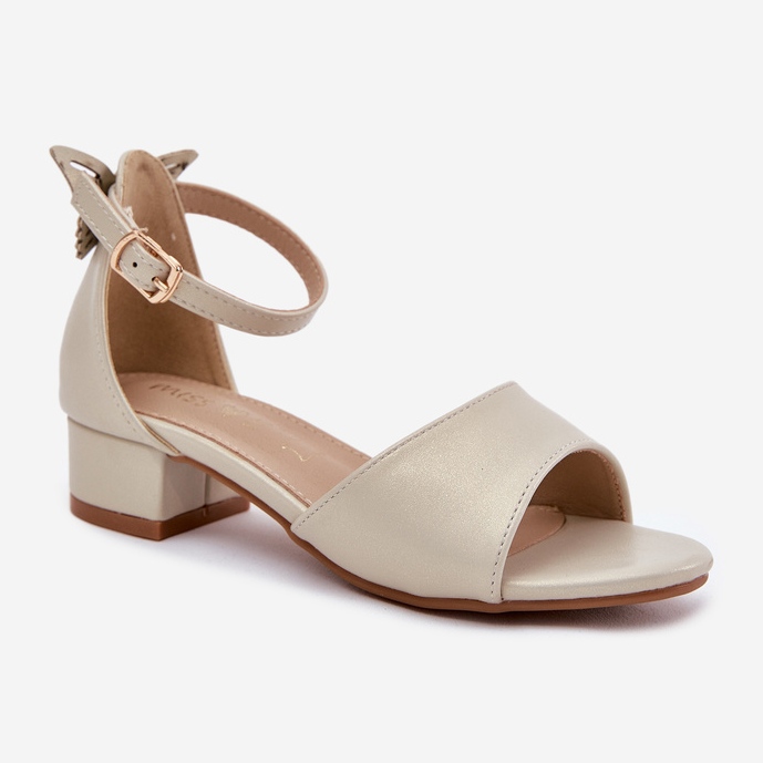 EVento Lesklé zlaté zlaté sandály zlatý 2