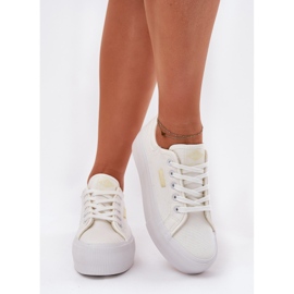 Dámské tenisky na platformě Lee Cooper LCW-25-31-3450L White bílý 3