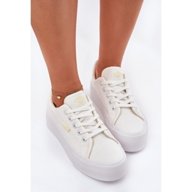 Dámské tenisky na platformě Lee Cooper LCW-25-31-3450L White bílý 5